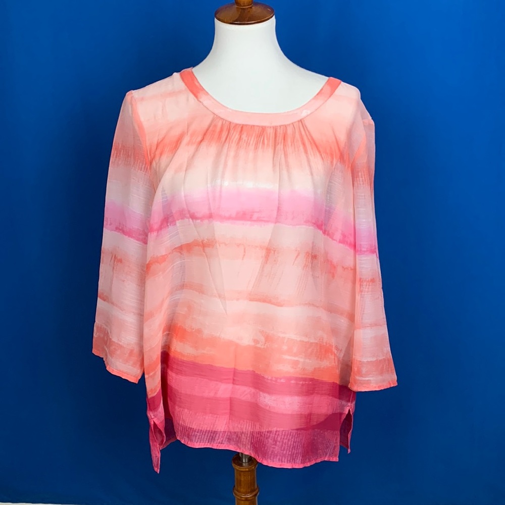 Chicos sheer top